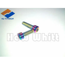 GR5 titanium disc brake bolts rainbow color